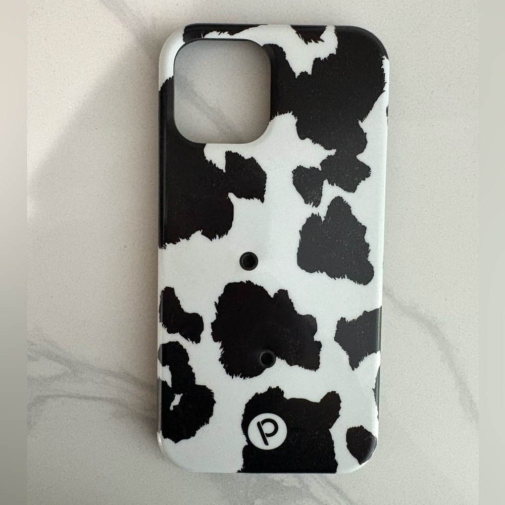 Loopy iPhone Case 12/12 Pro - Cow Print